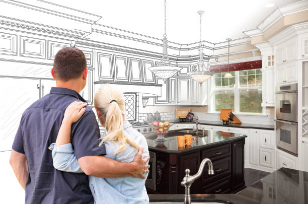 Professional Kitchen Flooring technician working in Fort Myer, VA